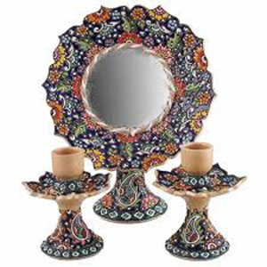 Mina Mirror and Candlesticks