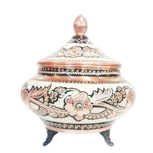 حاوية النحاس المینا