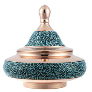 TURQUOISE CHOCOLATE CONTAINER