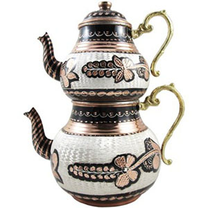 SET OF MINA COPPER Kettle AND Teapot