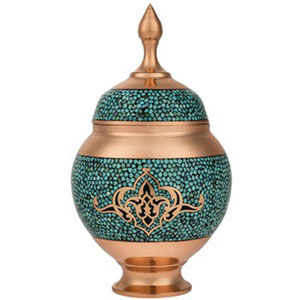 TURQUOISE SUGAR  CONTAINER 