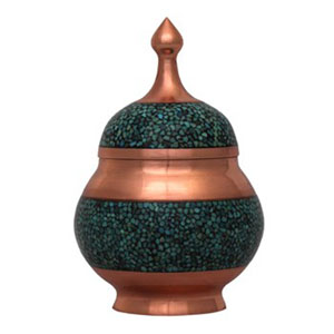 TURQUOISE SUGAR CONTAINER 